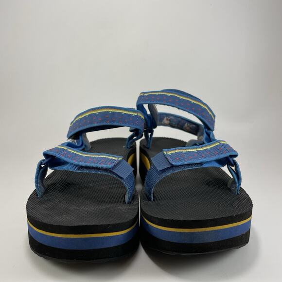 Teva Flatform Universal Sandals Womens Size 8.5/40 Blue Unicorn Platform Strappy - Picture 2 of 9